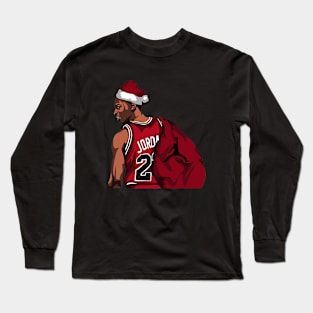 BASKETBALLART -23 GOAT CHRISTMAS Long Sleeve T-Shirt